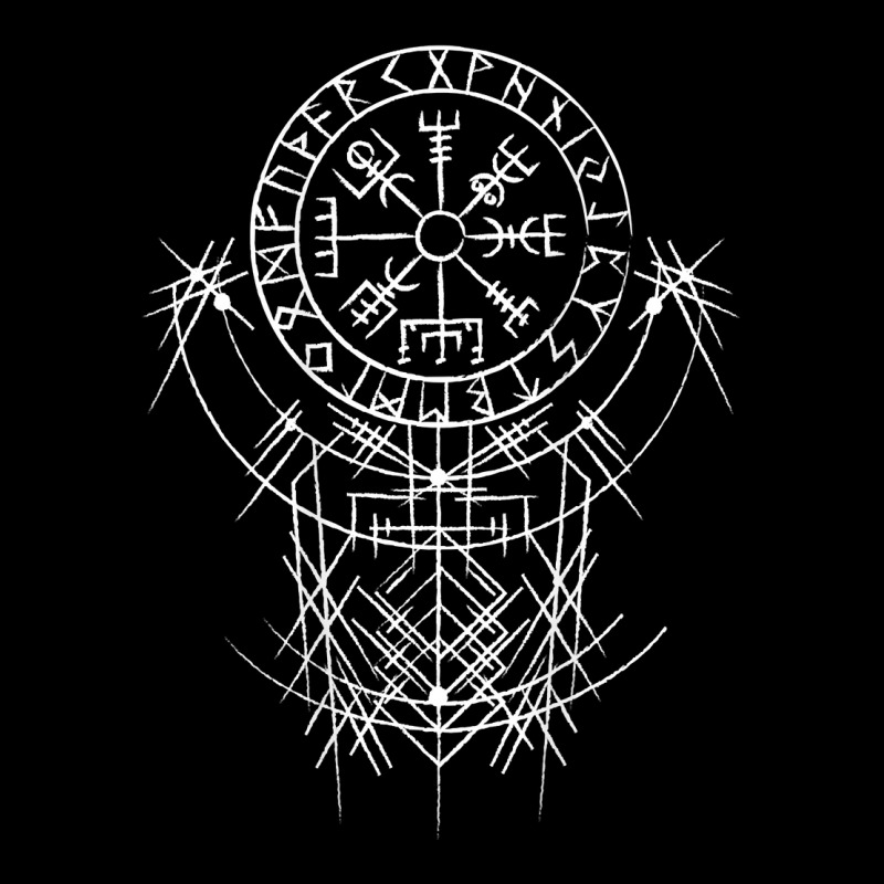 Vegvísir Viking Compass (on Back)   Vegvisir Vikings T Shirt Lightweight Hoodie by ayedencoplon | Artistshot