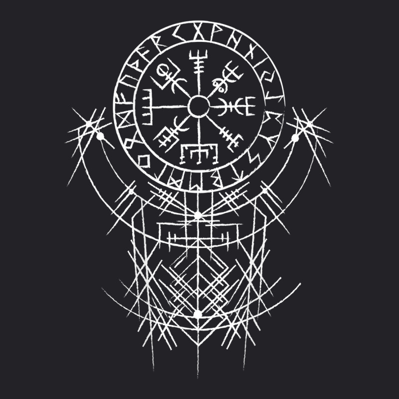 Vegvísir Viking Compass (on Back)   Vegvisir Vikings T Shirt Youth Tee by ayedencoplon | Artistshot