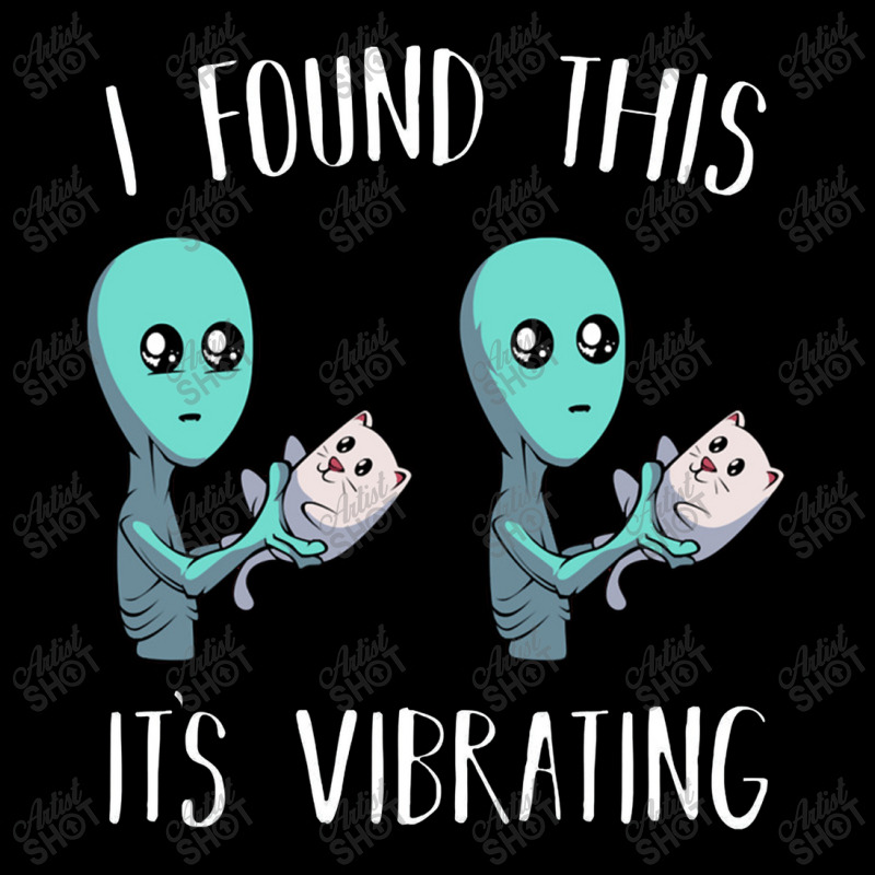 I Found This It's Vibrating Alien With Vibrating Cat Pullover Women's V-Neck T-Shirt by hajarbor | Artistshot