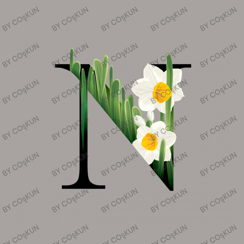 Floral Initial Letter N Racerback Tank by coşkun | Artistshot