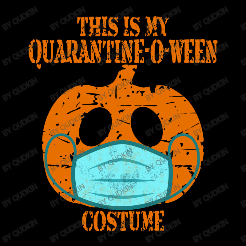 This Is My Quarantine-o-ween Costume Retro Halloween Pumpkin Cropped Sweater by Qudkin | Artistshot