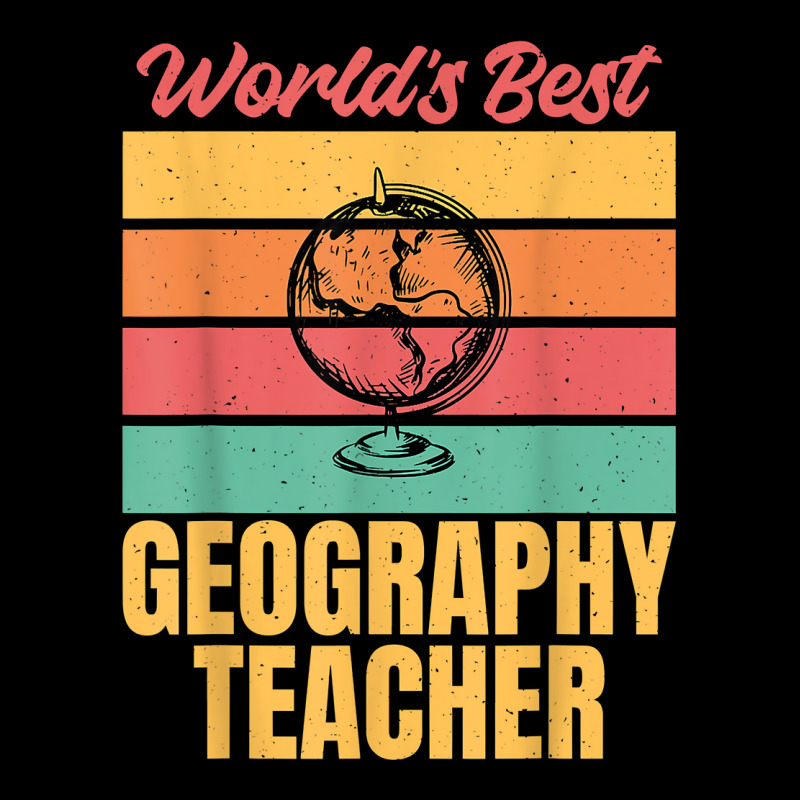 Teacher Geographer Worlds Best Geography Teacher T Shirt Men's 3/4 Sleeve Pajama Set | Artistshot