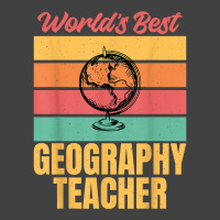 Teacher Geographer Worlds Best Geography Teacher T Shirt Vintage T-shirt | Artistshot