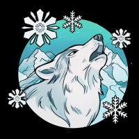 Wolf T  Shirt Wolf Wildlife Animal   Snowflake Wolf And A Dream Catche Pocket T-shirt | Artistshot