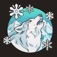 Wolf T  Shirt Wolf Wildlife Animal   Snowflake Wolf And A Dream Catche Tank Top | Artistshot