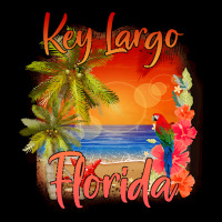 Key Largo Florida T  Shirt Key Largo Florida Keys Tropical Beach Sunse Men's Long Sleeve Pajama Set | Artistshot