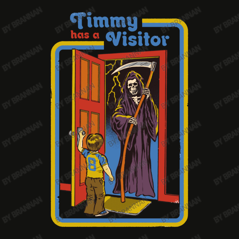 Timmy Has A Visitor Scorecard Crop Tee | Artistshot