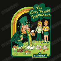 The Very Drunk Leprechaun Hardcover Scorecard Crop Tee | Artistshot