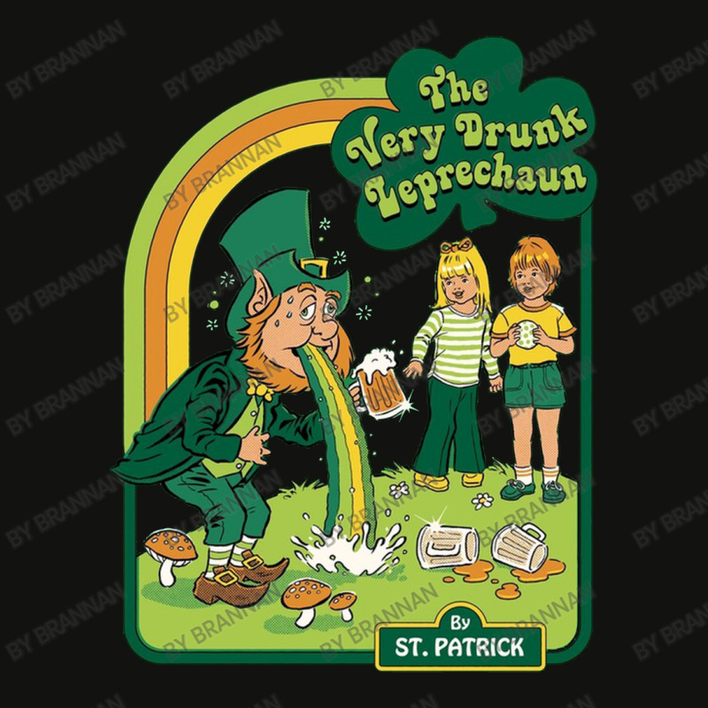 The Very Drunk Leprechaun Hardcover Scorecard Crop Tee | Artistshot