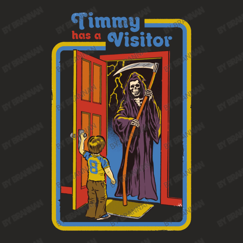 Timmy Has A Visitor Ladies Fitted T-shirt | Artistshot