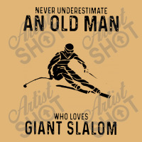 Never Underestimate An Old Man Who Loves Giant Slalom Vintage Hoodie | Artistshot