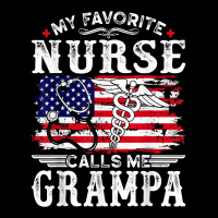 Mens Funny My Favorite Nurse Calls Me Grampa Father's Day T Shirt Face Mask Rectangle | Artistshot