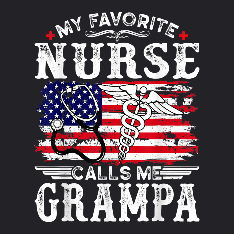 Mens Funny My Favorite Nurse Calls Me Grampa Father's Day T Shirt Youth Tee | Artistshot