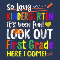 So Long Kindergarten Here I Come 1 Grade Kids Graduation Fun T Shirt Men Denim Jacket | Artistshot