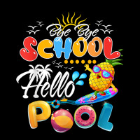 Bye Bye School Hello Pool Summer Vacation Last Day Of School T Shirt Throw Pillow | Artistshot