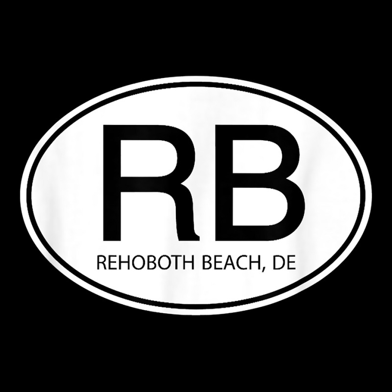 Rb Rehoboth Beach De Delaware Oval Decal T Shirt Throw Pillow | Artistshot