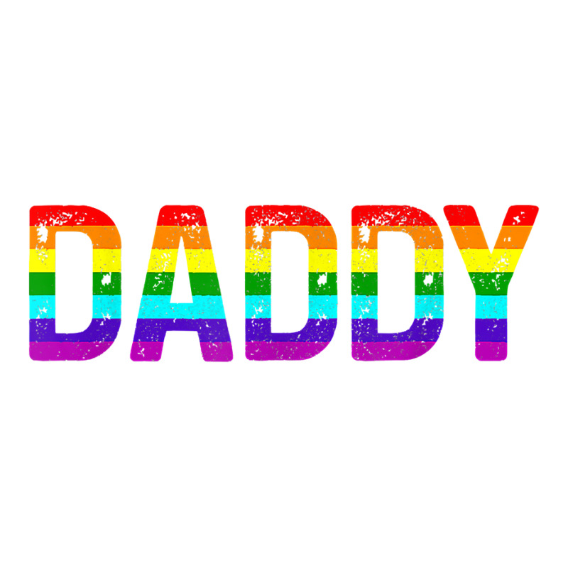 Daddy, Gay Daddy Bear, Retro Lgbt Rainbow, Lgbtq Pride T Shirt Stainless Steel Water Bottle | Artistshot
