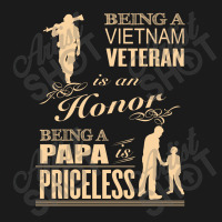 Being A Viet Nam Veteran Is An Honor   Being A Papa Is Priceless Full-length Apron | Artistshot