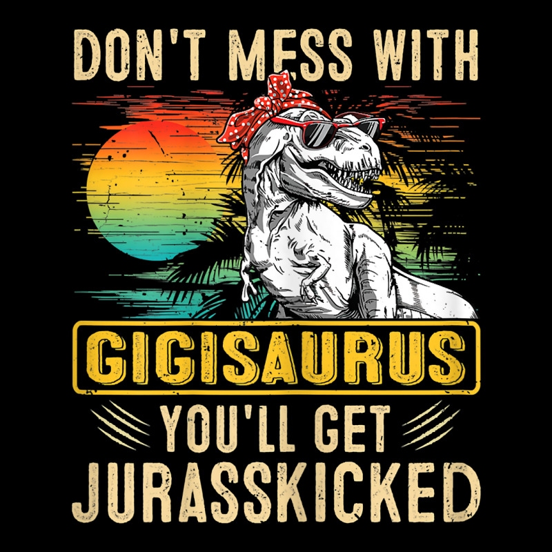 Womens Fun Women Retro Gigisaurus Dinosaur T Rex Mothers Day T Shirt Pocket T-shirt | Artistshot