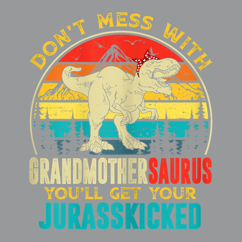 Womens Fun Women Retro Grandmothersaurus Dinosaur T Rex Mothers Day T Crewneck Sweatshirt | Artistshot