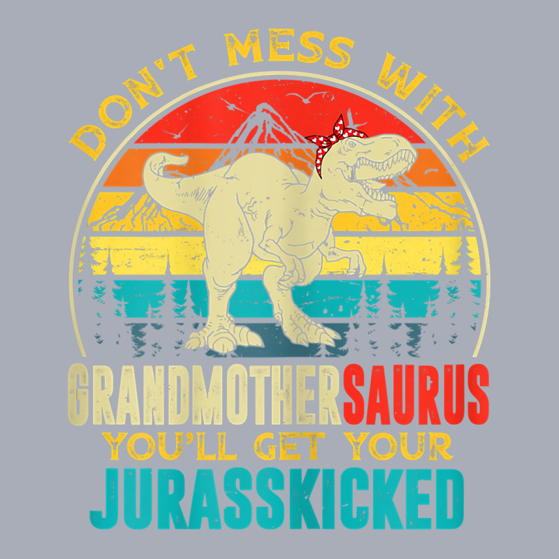 Womens Fun Women Retro Grandmothersaurus Dinosaur T Rex Mothers Day T Tank Dress | Artistshot