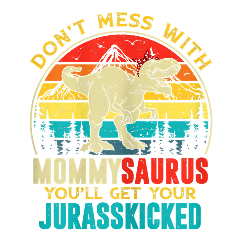 Womens Fun Women Retro Mommysaurus Dinosaur T Rex Mothers Day T Shirt Men's T-shirt Pajama Set | Artistshot
