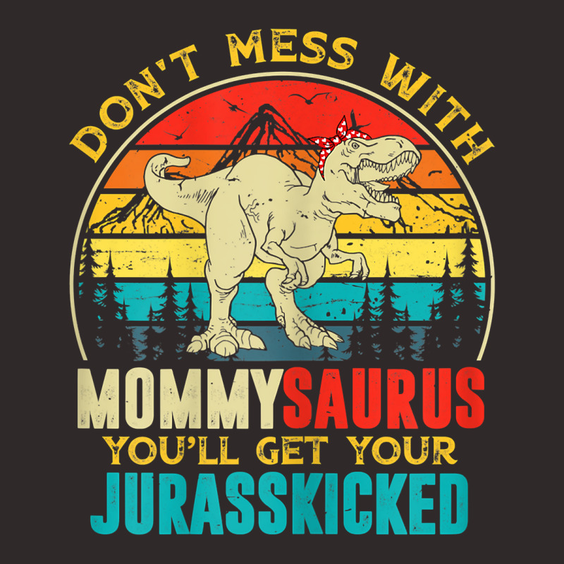 Womens Fun Women Retro Mommysaurus Dinosaur T Rex Mothers Day T Shirt Racerback Tank | Artistshot