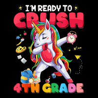 I'm Ready To Crush 4th Grade Cute Unicorn Back To School T Shirt Iphonex Case | Artistshot