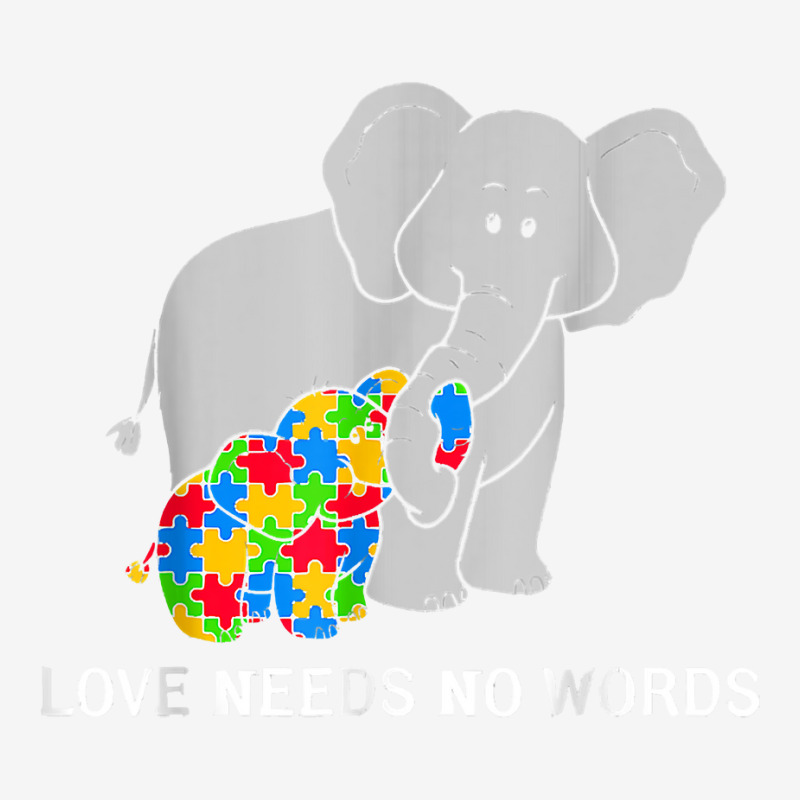 Love Needs No Words Shirt Cute Elephant Autism Awareness Day T Shirt Iphonex Case | Artistshot