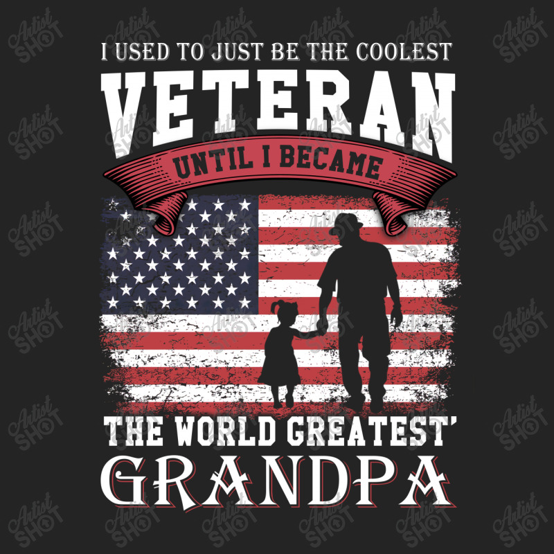 Veteran  I Used To Just Be The Coolest Veteran Until I Became The Worl 3/4 Sleeve Shirt | Artistshot