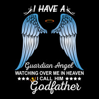 My Godfather Is My Guardian Angel V-neck Tee | Artistshot