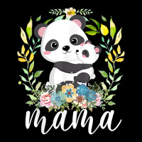 Flowers Mom & Cute Baby Panda   Animal Mama Mother's Day T Shirt Pin-back Button | Artistshot