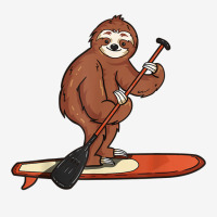 Funny Paddleboarding Sloth Paddle Board Stand Up Paddleboard T Shirt Pin-back Button | Artistshot
