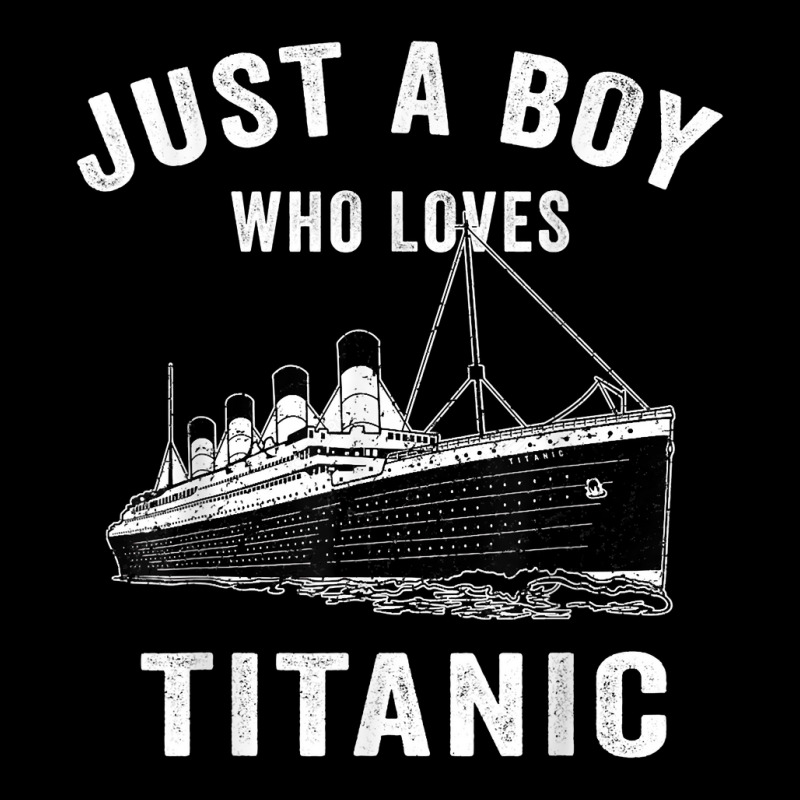 Just A Boy Who Loves Titanic Titanic Classic Ship Lover Kids T Shirt Pin-back Button | Artistshot