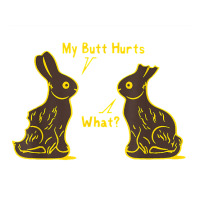 My Butt Hurts What Funny Easter Bunny T Shirt V-neck Tee | Artistshot