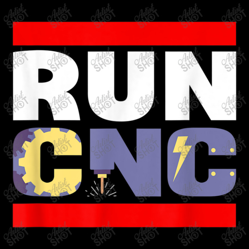 Funny Run Cnc Machinist Engineer Mechanic Operator Pocket T-shirt | Artistshot
