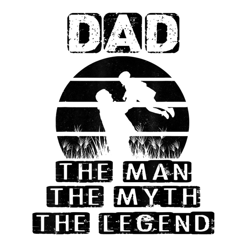 Mens Dad Gift From Daughter   Dad The Man The Myth Legend T Shirt Long Sleeve Shirts | Artistshot