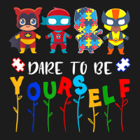 Dare To Be Yourself Shirt Autism Awareness Superheroes T Shirt Hoodie & Jogger Set | Artistshot