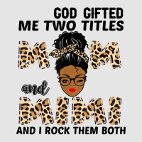 God Gifted Me Two Titles Mom And Mimi Black Girl Leopard T Shirt Exclusive T-shirt | Artistshot