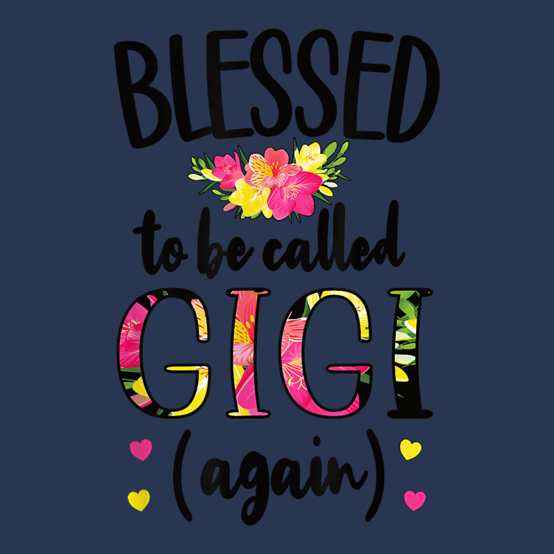 Blessed Gigi Again New Grandma Gigi Promoted To Gigi 2022 T Shirt Men Denim Jacket | Artistshot