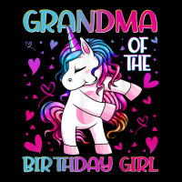 Grandma Of The Birthday Girl Flossing Unicorn Grandmother T Shirt Tote Bags | Artistshot