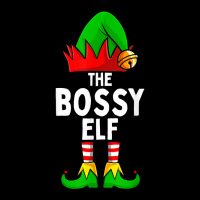 Bossy Elf Matching Family Christmas T Shirt Tote Bags | Artistshot