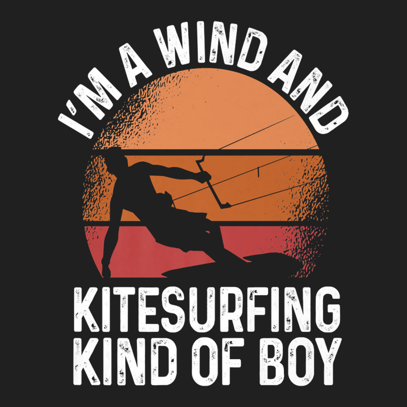 Kitesurfing Kite Kiteboarding Boy Wind Kitesurfer Kiteboard Premium T Drawstring Bags | Artistshot