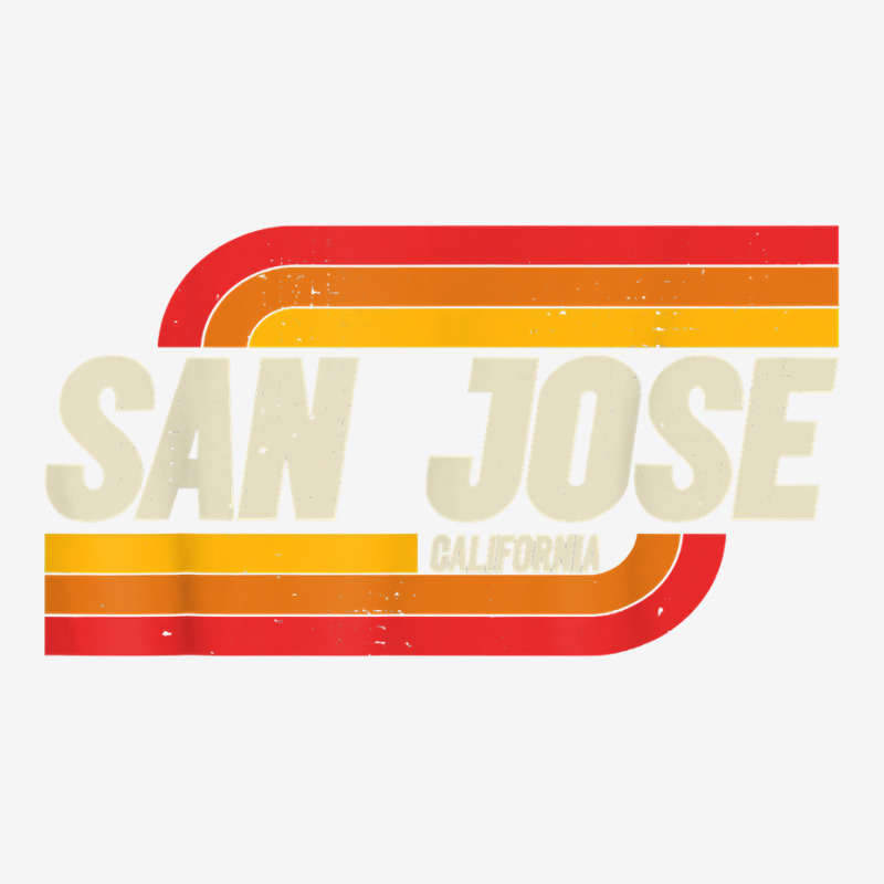 San Jose California Ca City Vintage T Shirt Drawstring Bags | Artistshot