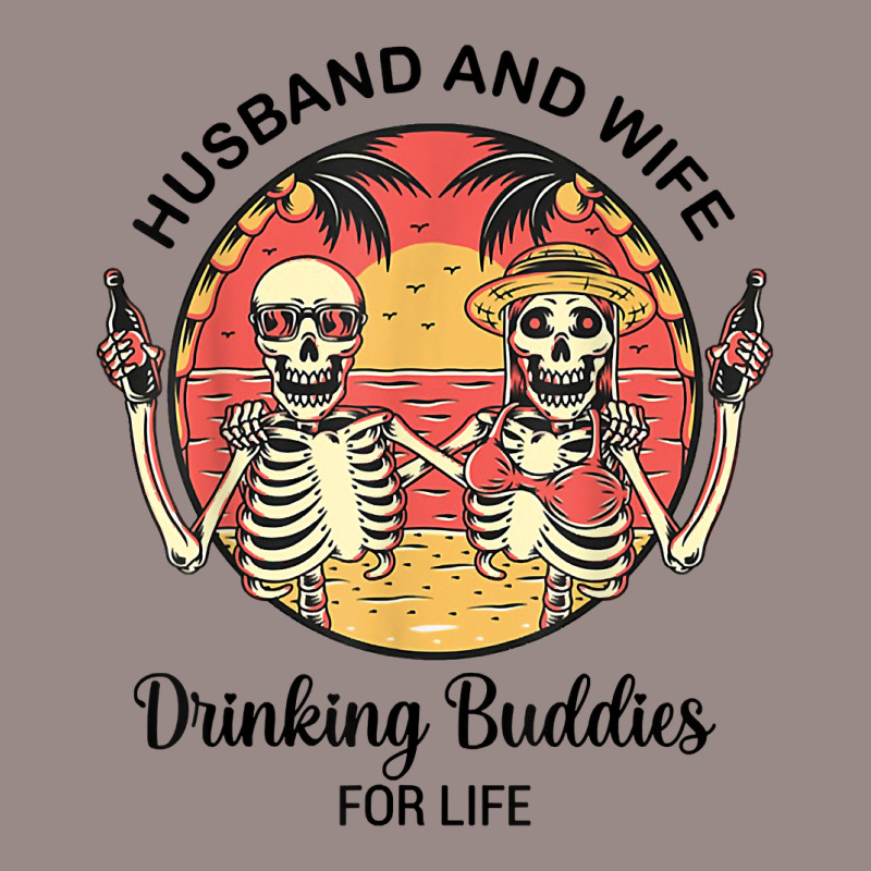 Husband And Wife Drinking Buddies For Life T Shirt Vintage T-Shirt by darelychilcoat1989 | Artistshot