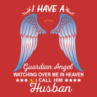 My Husband Is My Guardian Angel V-neck Tee | Artistshot