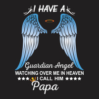 My Papa Is My Guardian Angel T-shirt | Artistshot