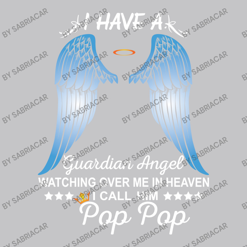 My Pop Pop Is My Guardian Angel Baby Bodysuit by SabriAcar | Artistshot