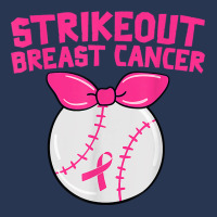 Strike Out Breast Cancer Awareness Baseball Fighters T Shirt Men Denim Jacket | Artistshot