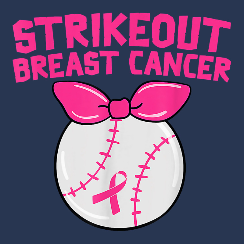 Strike Out Breast Cancer Awareness Baseball Fighters T Shirt Men Denim Jacket by jermonmccline | Artistshot